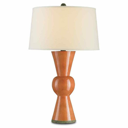 Orange Upbeat Orange Table Lamp Table Lamps Sideboards and Things By Currey & Co