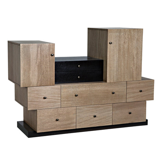 Order Wood Brown Cabinet-Accent Cabinets-Noir-Sideboards and Things