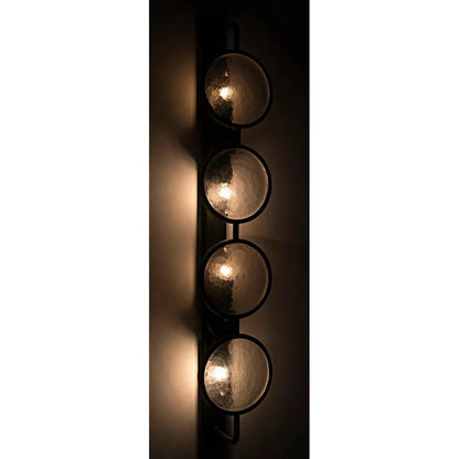 Noir Ordo Black Steel Sconce