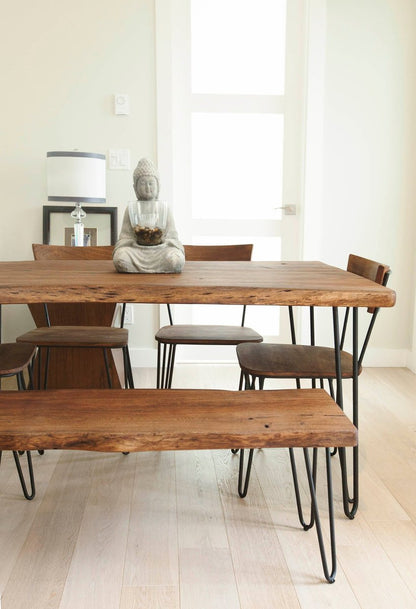 LH Home Organic Wooden Rectangular Dining Table