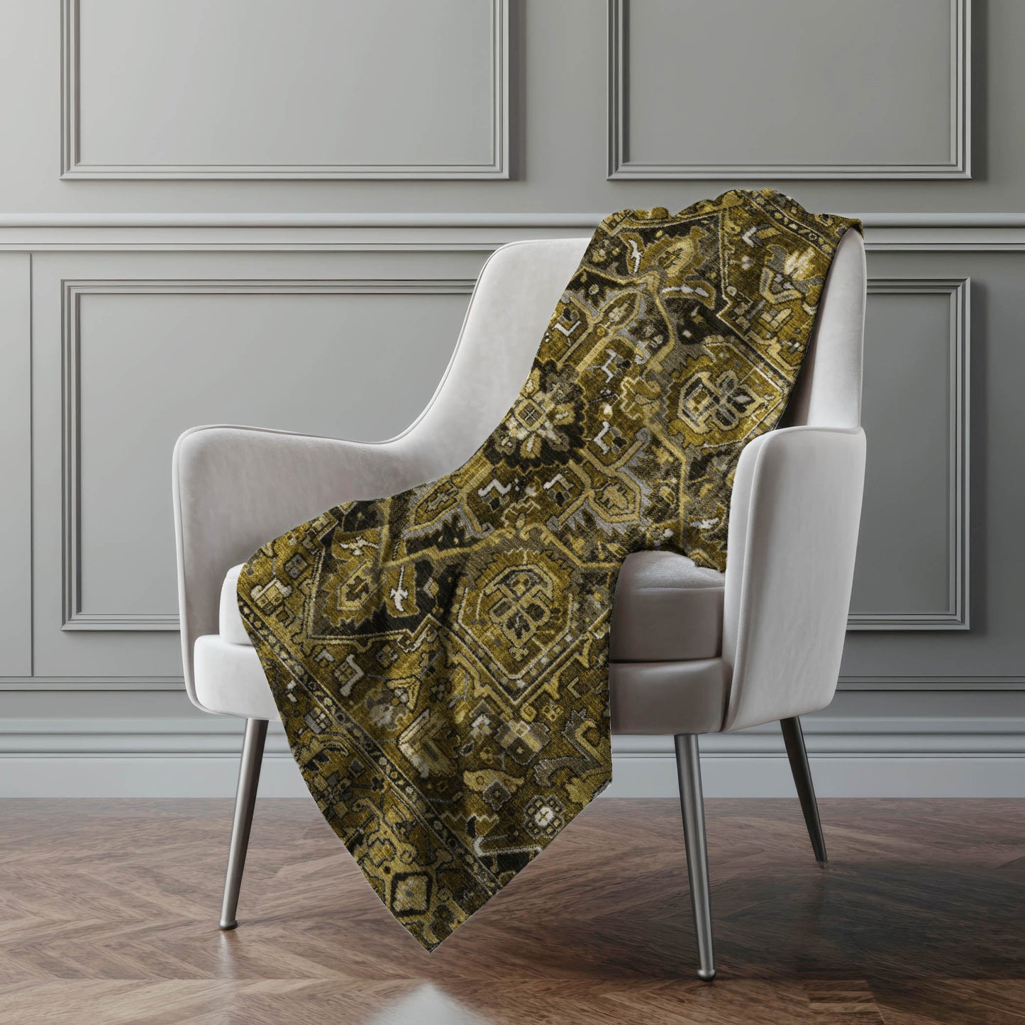 Addison Rugs Oriental Brown Washable Indoor-Outdoor Rug