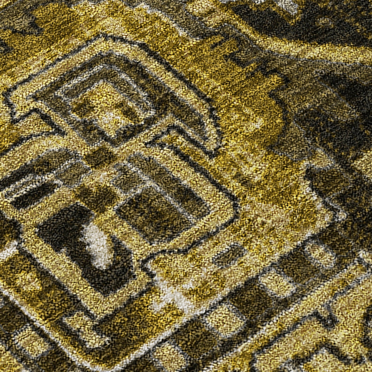 Addison Rugs Oriental Brown Washable Indoor-Outdoor Rug