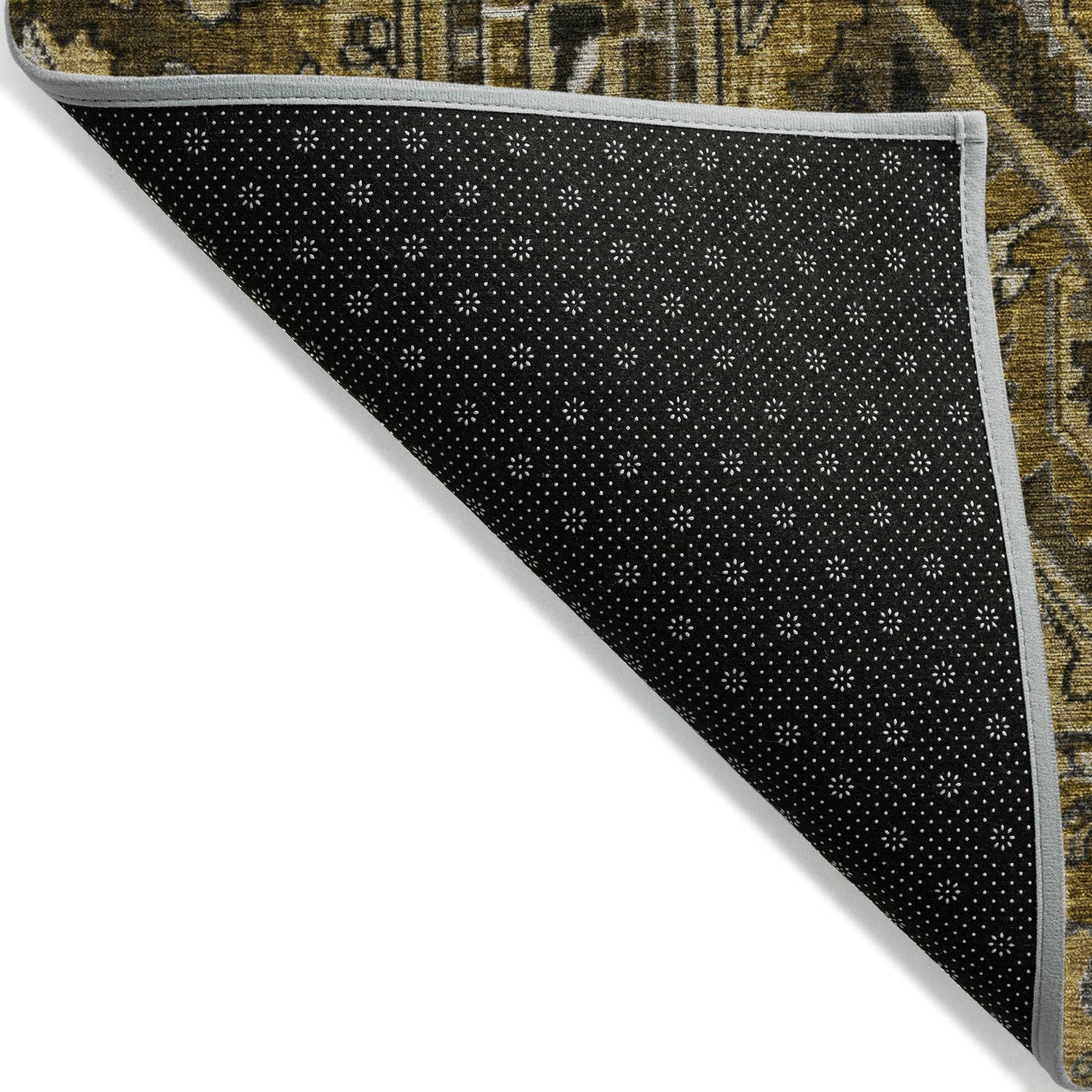 Addison Rugs Oriental Brown Washable Indoor-Outdoor Rug