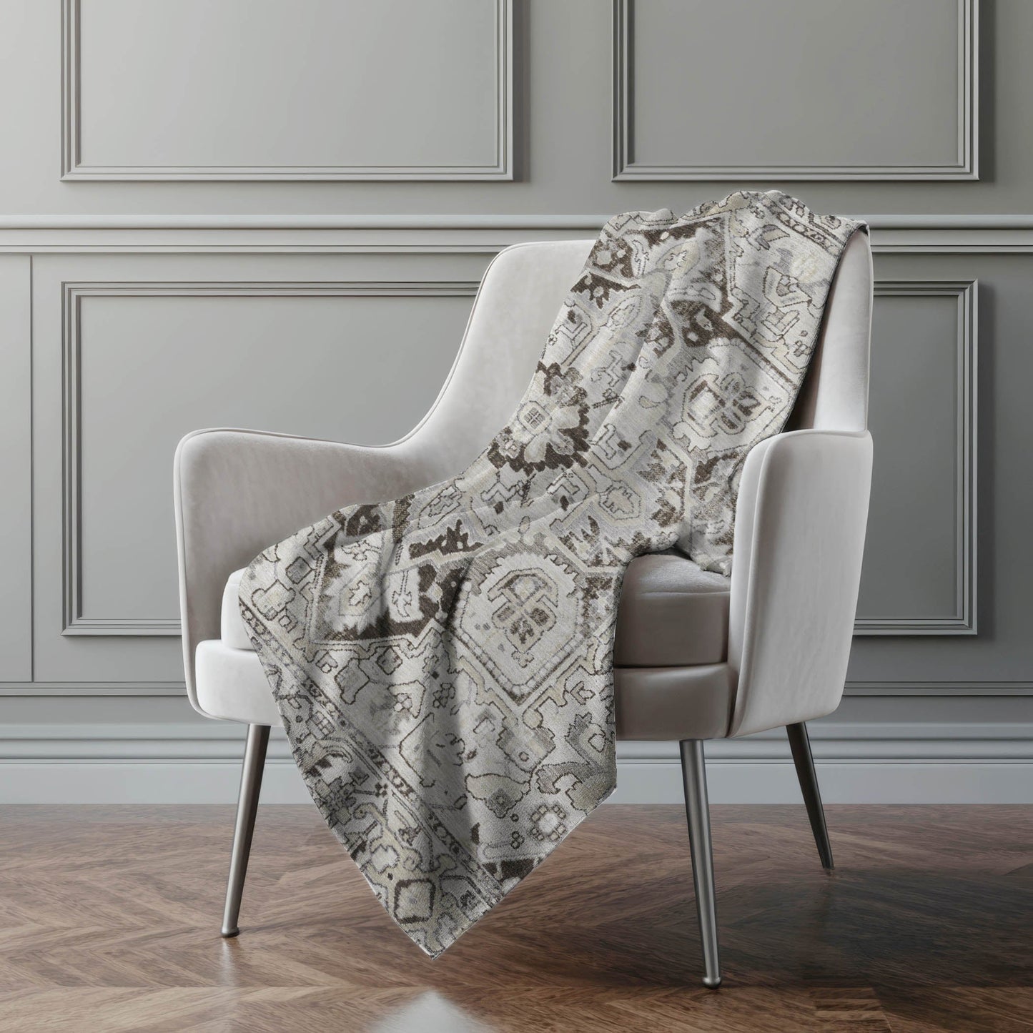 Addison Rugs Oriental Ivory Washable Indoor-Outdoor Rug