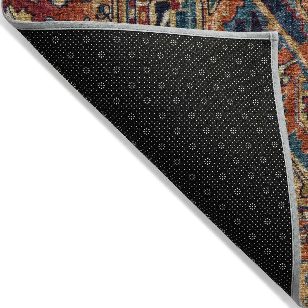 Addison Rugs Oriental Paprika Indoor-Outdoor Rug with Matching Throw