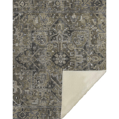 Addison Rugs Oriental Taupe Washable Indoor-Outdoor Rug