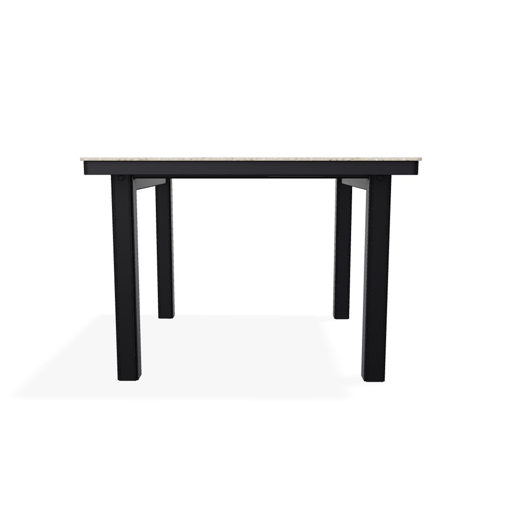 42" Square Origins Table With Umbrella Hole