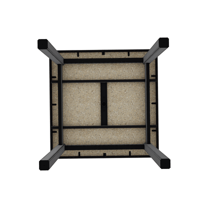 42" Square Origins Table Top With Umbrella Hole