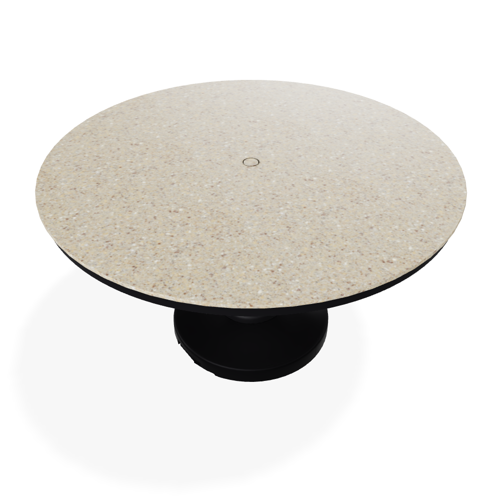 54" Round Origins Table Top with 120 lbs Pedestal Base