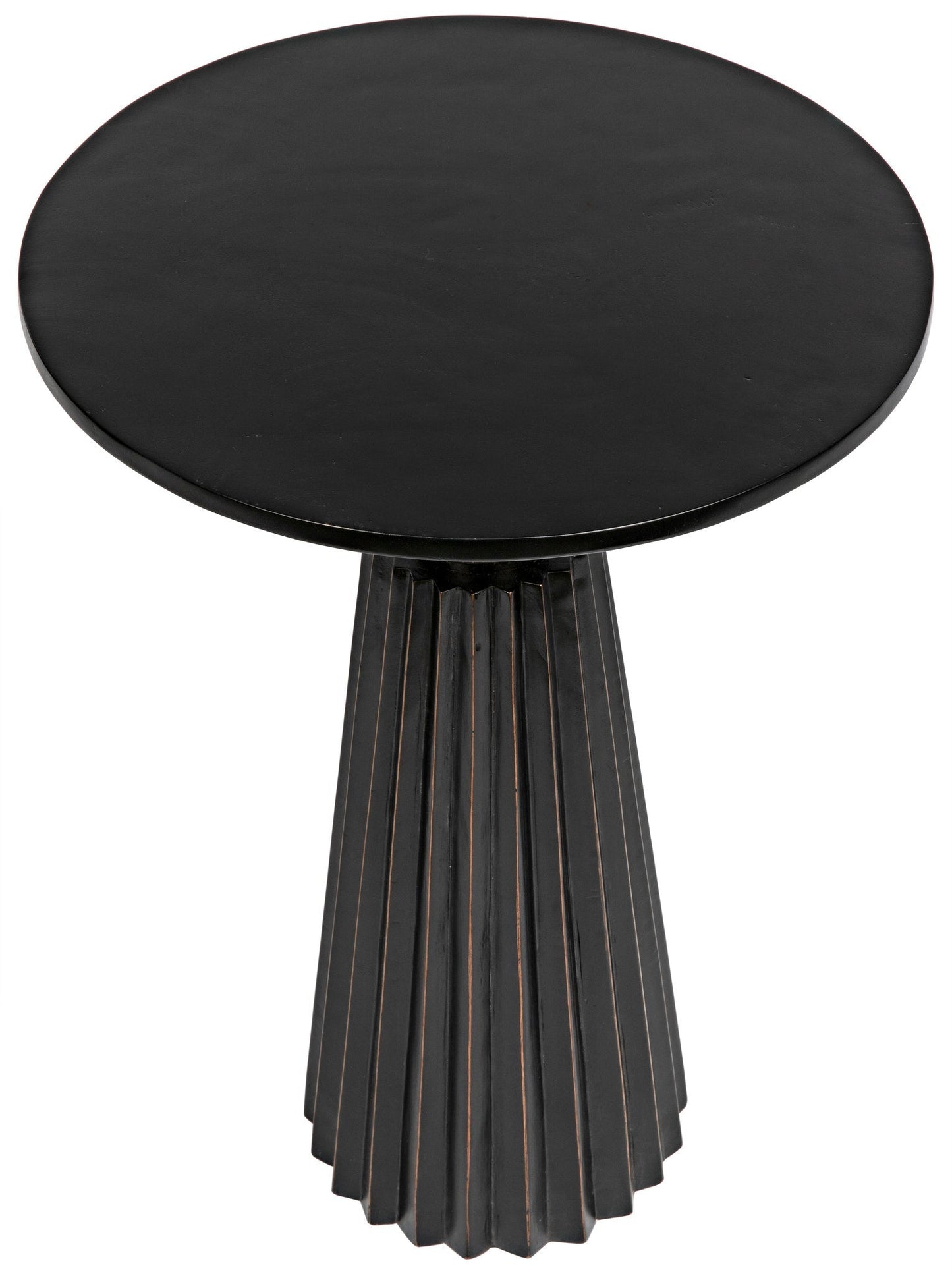 Orson Side Table, Hand Rubbed Black-Side Tables-Noir-Sideboards and Things