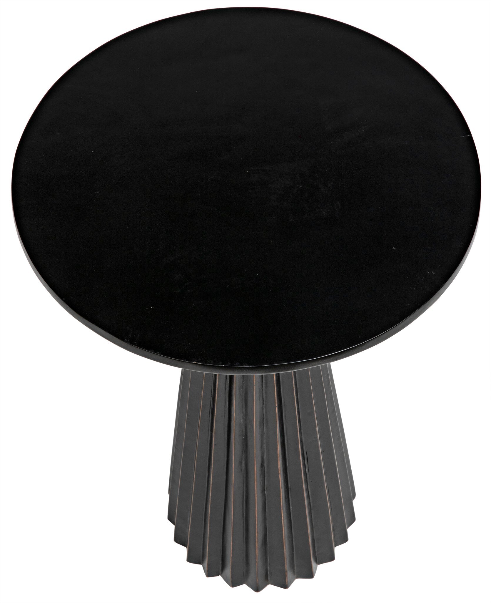 Orson Side Table, Hand Rubbed Black-Side Tables-Noir-Sideboards and Things