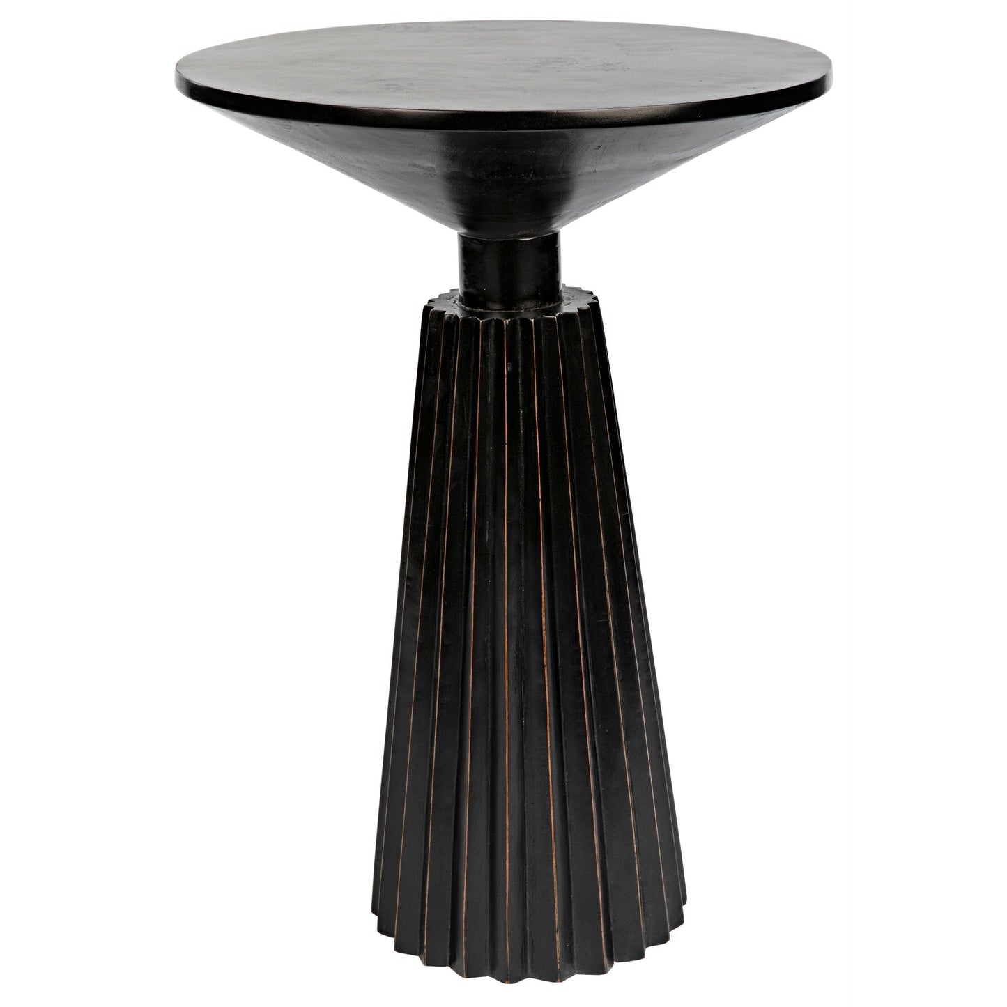 Orson Side Table, Hand Rubbed Black-Side Tables-Noir-Sideboards and Things