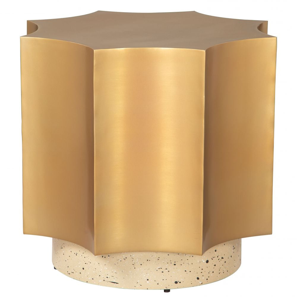 Zuo Modern Osam Golden Iron Side Table