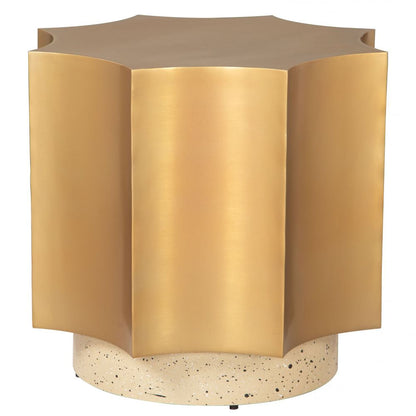 Zuo Modern Osam Golden Iron Side Table