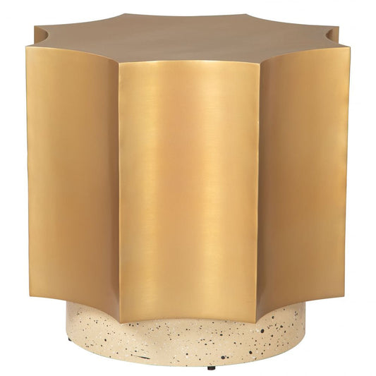 Zuo Modern Osam Golden Iron Side Table
