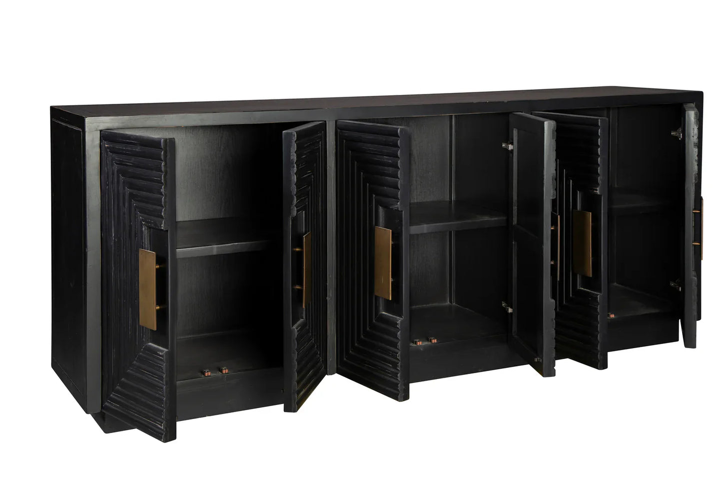 Furniture Classics Othello Wooden Black Sideboard