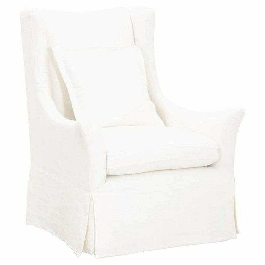 Otto Swivel Club Chair Creme Crepe Club Chairs Sideboards and Things By Essentials For Living