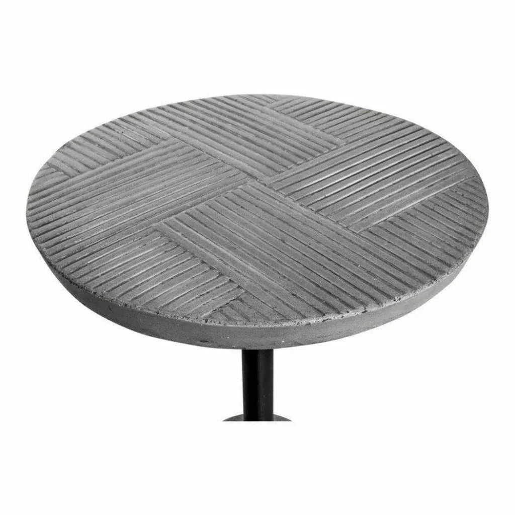 Outdoor Accent Table Grey - LOOMLAN - Moe's Home - Outdoor Side Tables