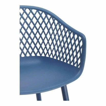 Moe's Home Outdoor Chair Blue Set