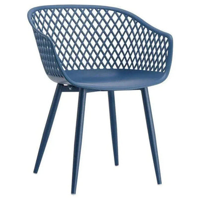 Moe's Home Outdoor Chair Blue Set