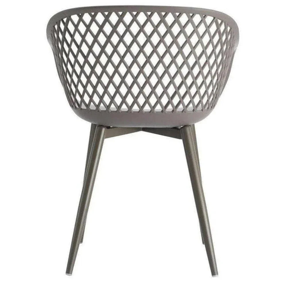 Outdoor Chair Grey Set-Outdoor Accent Chairs-Moe's Home-LOOMLAN