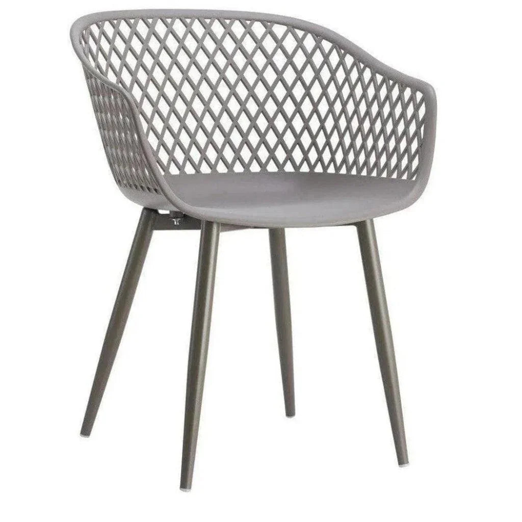 Outdoor Chair Grey Set-Outdoor Accent Chairs-Moe's Home-LOOMLAN