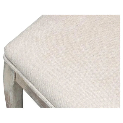 Sarreid Oval Cane Back Fabric Dining Chair 2PC