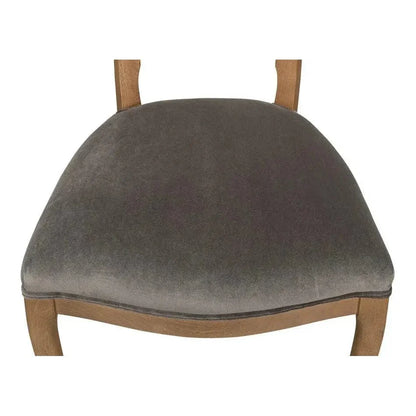 Sarreid Oval Cane Back Fabric Dining Chair 2PC