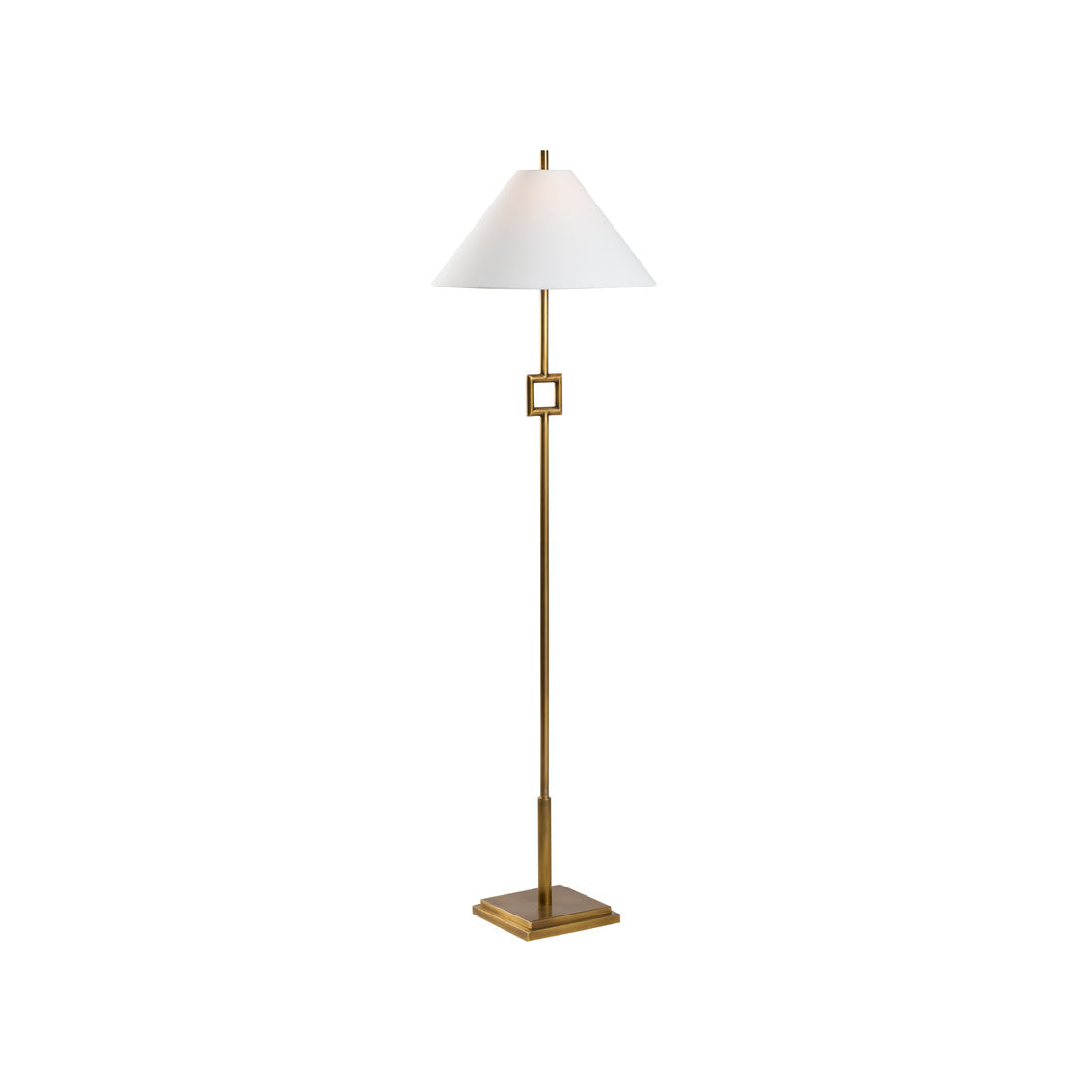 Overhill Sleek Metal Floor Lamp-Floor Lamps-Chelsea House-LOOMLAN