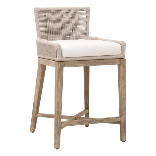 Essentials For Living Overlay Fabric Counter Stool