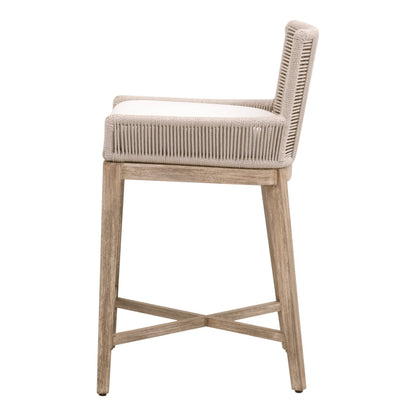 Overlay Fabric Counter Stool