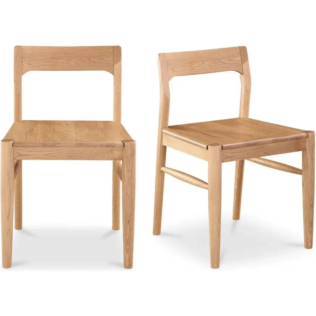 Moe's Home Owing Solid Wood Dining Chair-Set Of Two