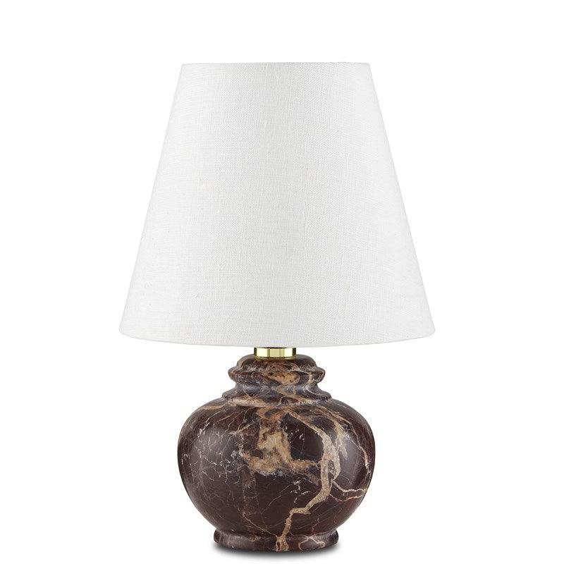 Oxblood Piccolo Brown Mini Table Lamp Bunny Williams Collection Table Lamps Sideboards and Things By Currey & Co