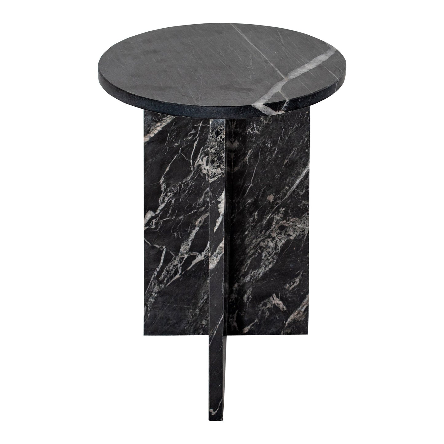 Grace Marble Round Accent Table