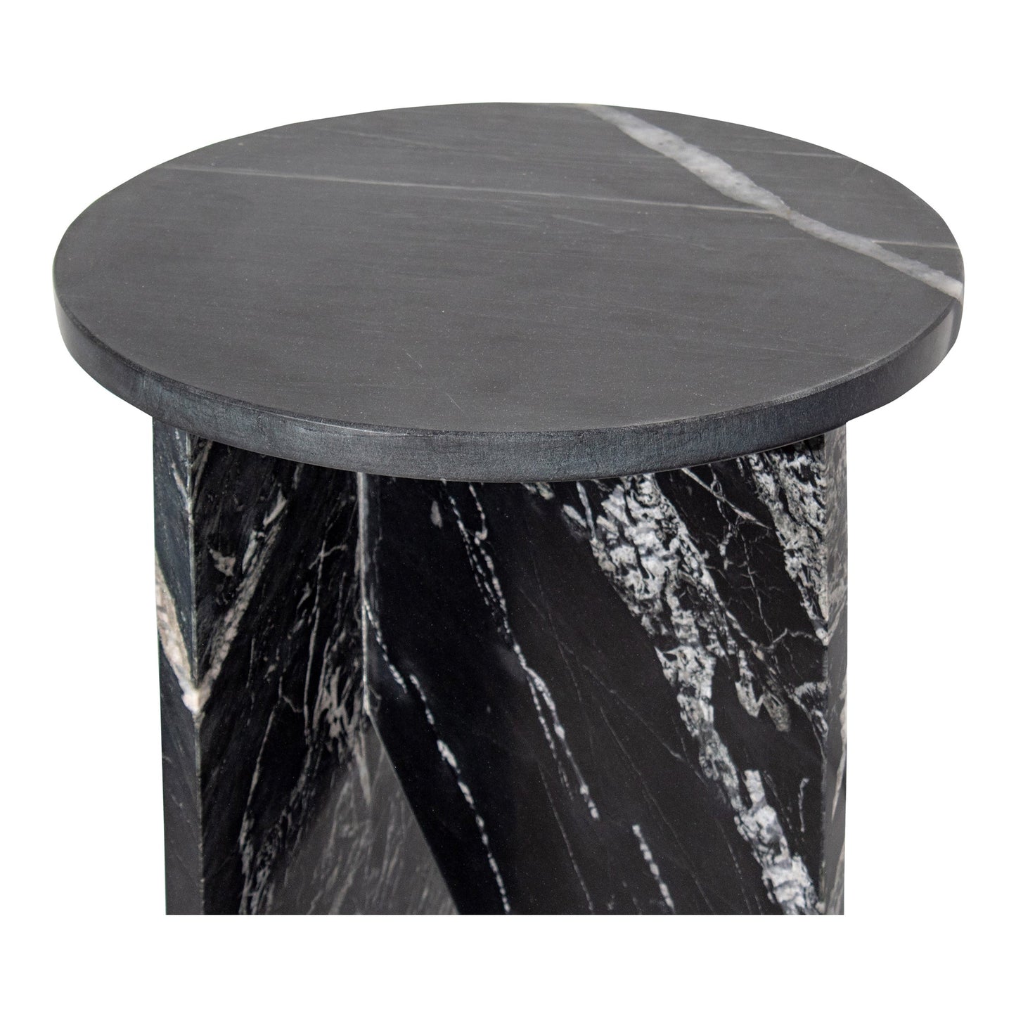 Grace Marble Round Accent Table