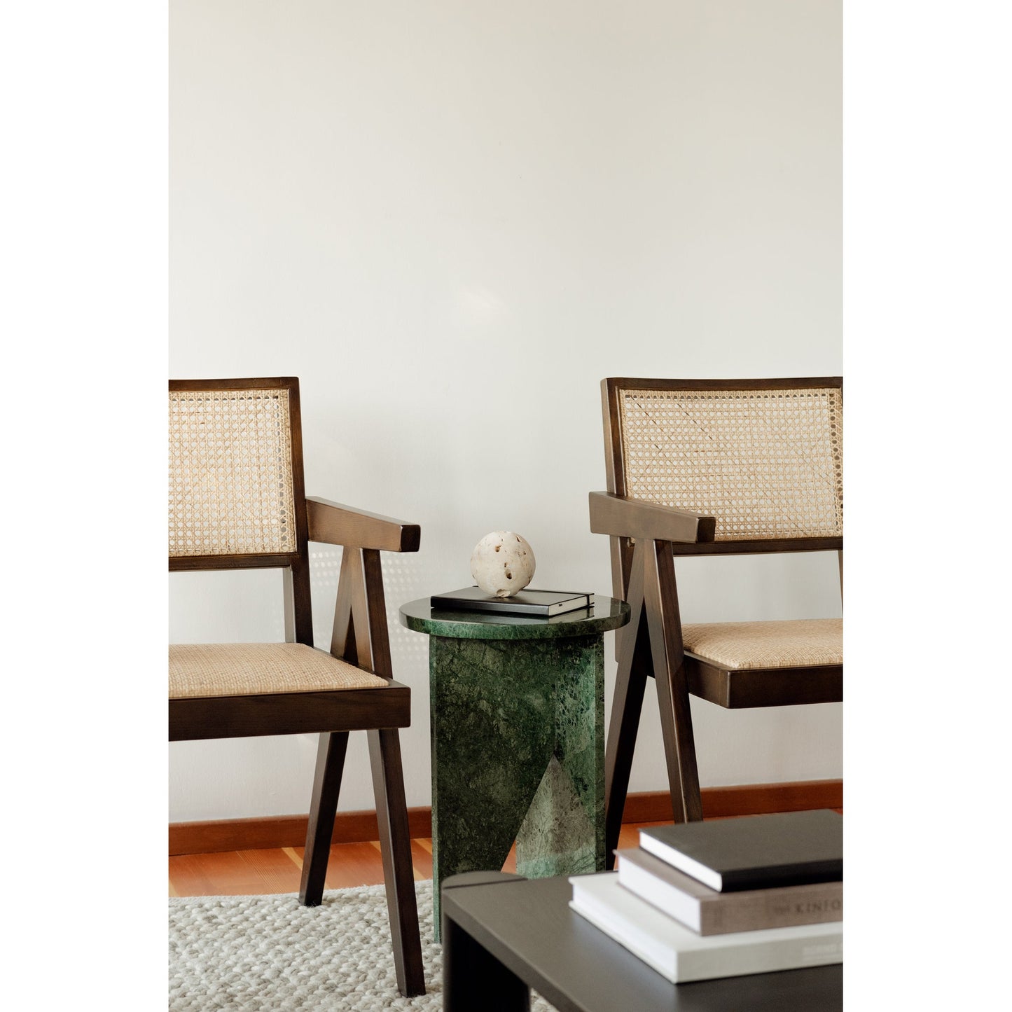 Grace Marble Round Accent Table