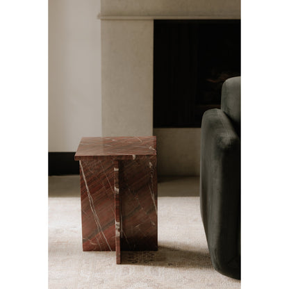 Blair Marble Square Accent Table