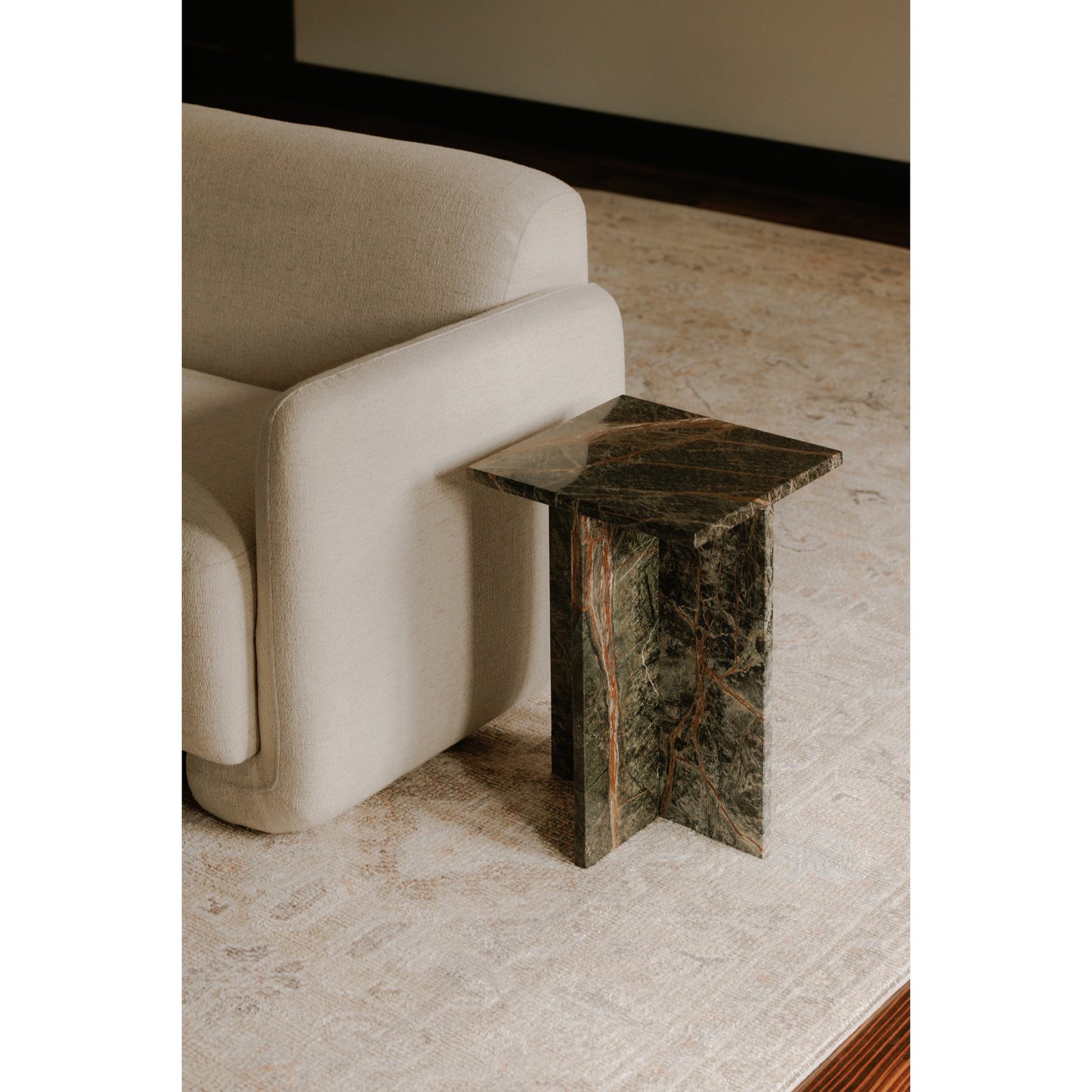 Blair Marble Square Accent Table