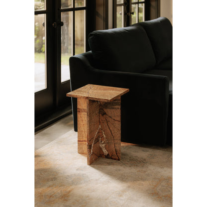 Blair Marble Square Accent Table