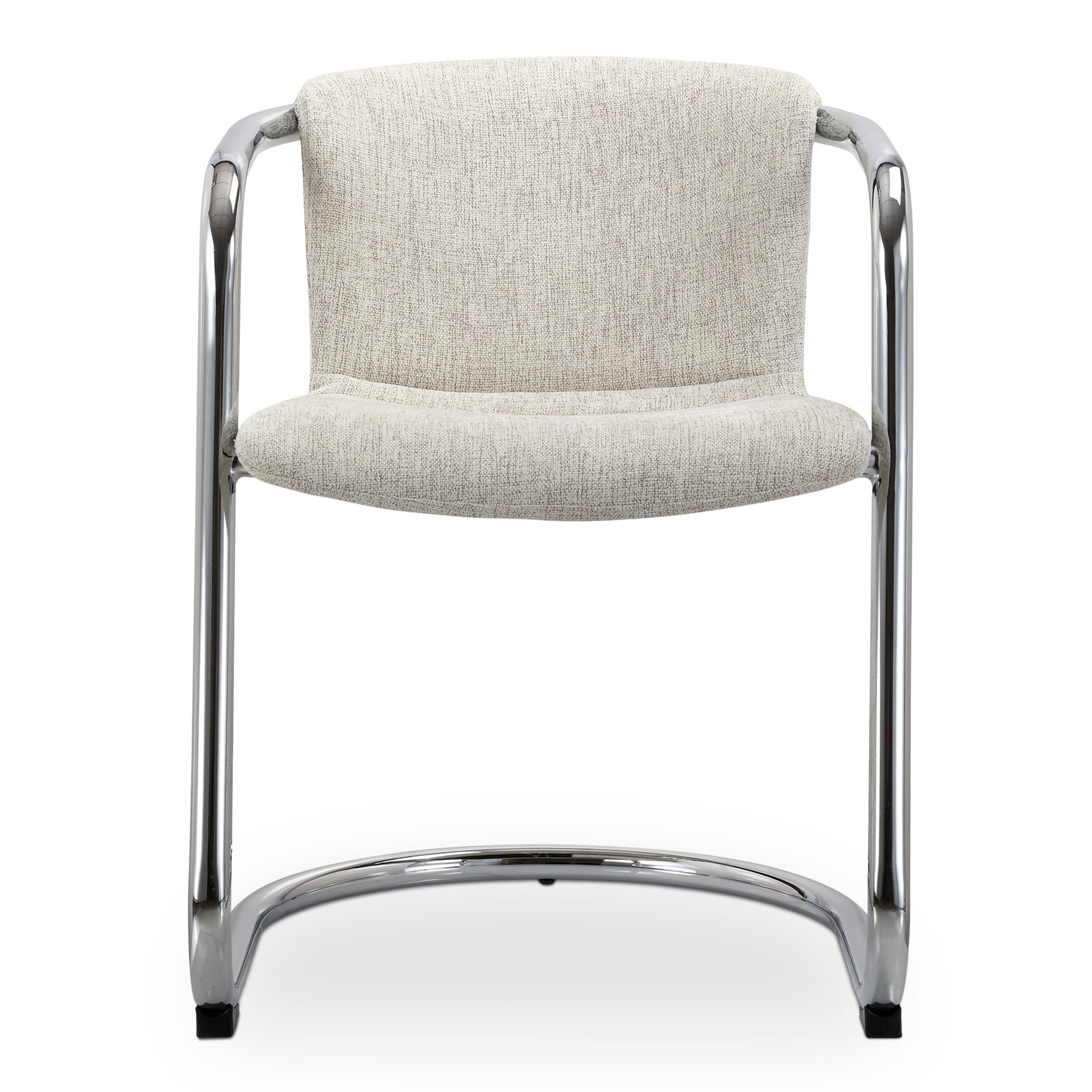 Moe's Home Freeman Performance Fabric Cream Dining Chair 2PC