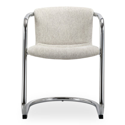 Moe's Home Freeman Performance Fabric Cream Dining Chair 2PC