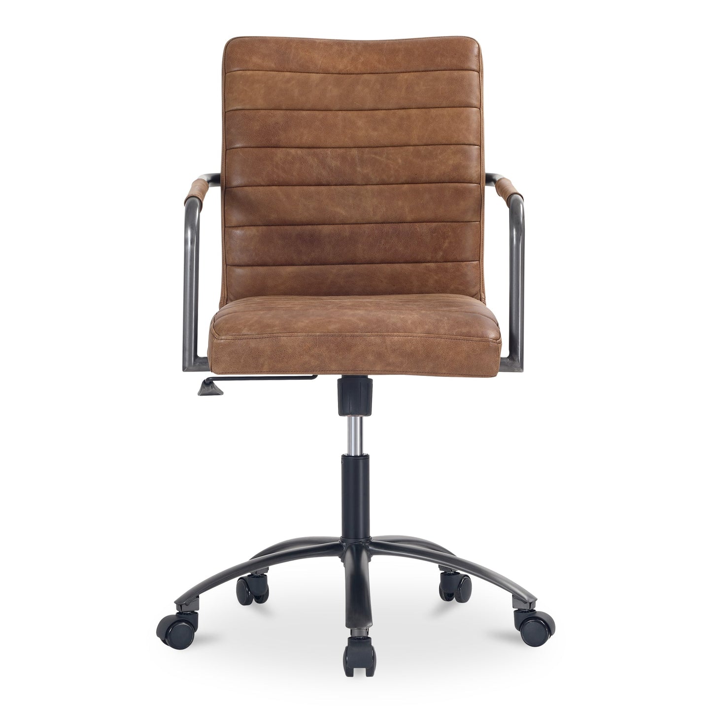 Roy Leather Swivel Office Chair
