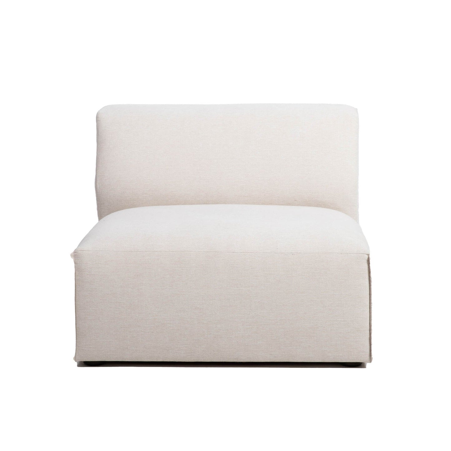 Premium White Performance Fabric Modular Sofa