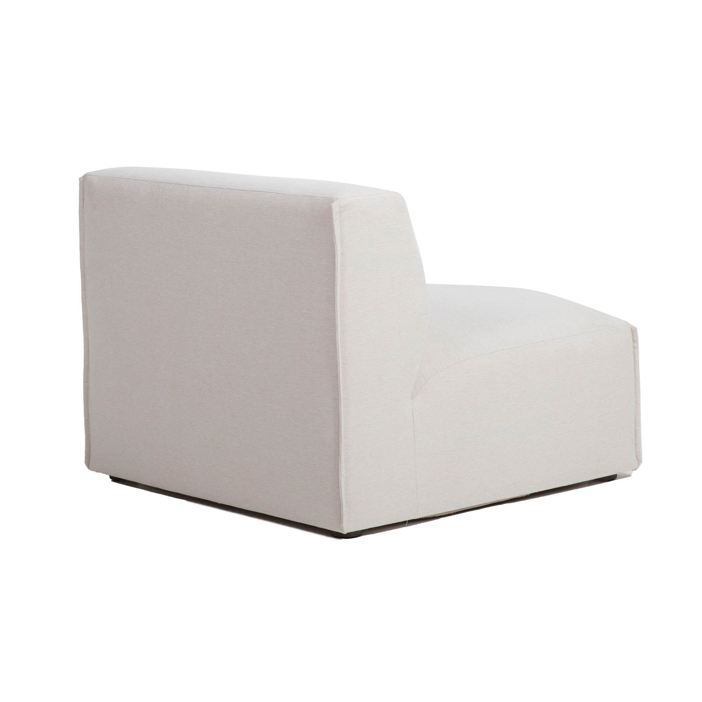 Premium White Performance Fabric Modular Sofa