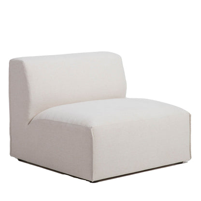 Premium White Performance Fabric Modular Sofa