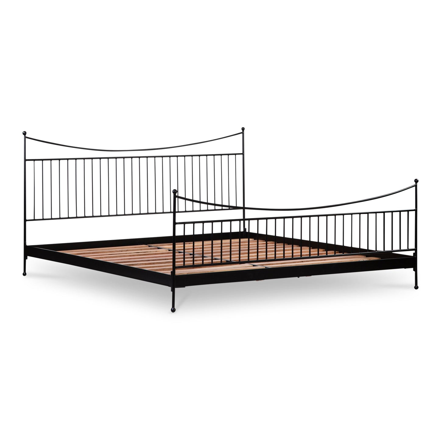 Monet Black Iron Frame Design Bed