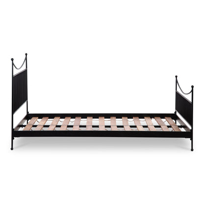 Monet Black Iron Frame Design Bed