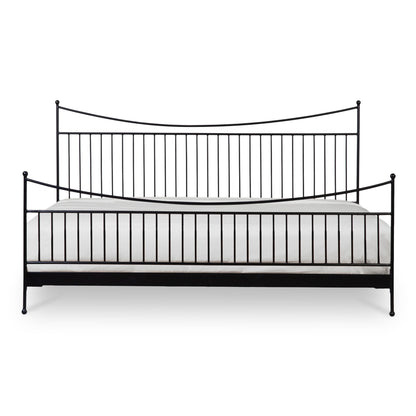 Monet Black Iron Frame Design Bed