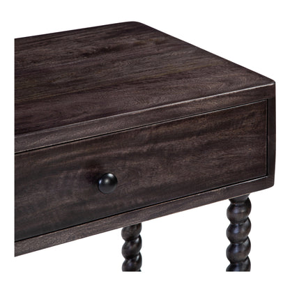 Tabitha Dark Brown Soft-Close Drawer Nightstand