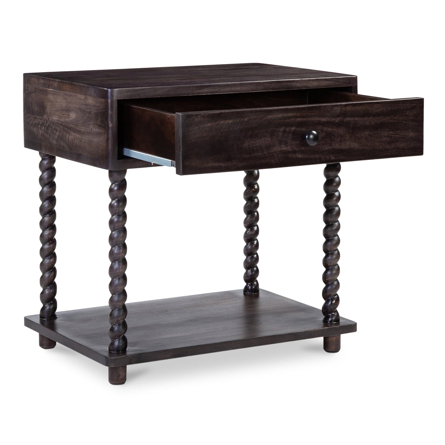 Tabitha Dark Brown Soft-Close Drawer Nightstand